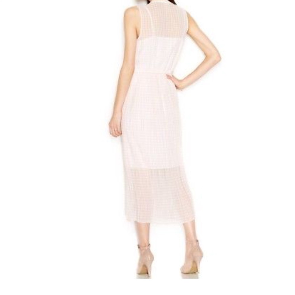 Sleeveless Crew Neck Gingham Maxi Dress